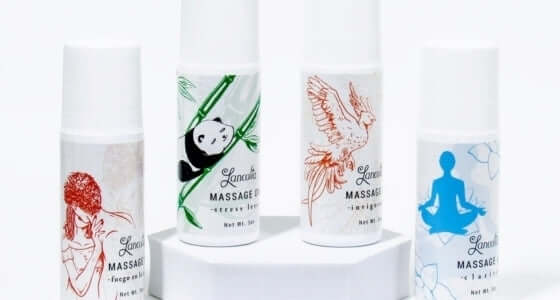 Custom Massage Oil Labels
