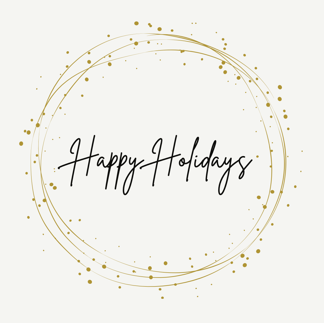 Happy Holidays - Holiday Stickers