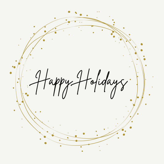 Happy Holidays - Holiday Stickers