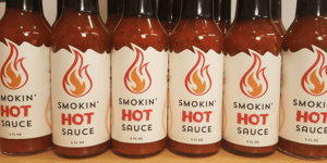 Smokin' Hot Sauce Custom Printed Labels